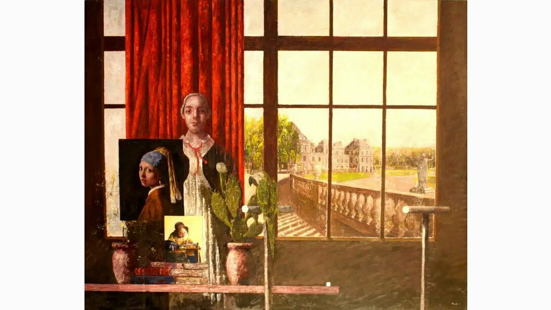 Emilio Trad,
Le Printemps, Oil on canvas, 51" x 64". Courtesy of the artist and Agora Gallery