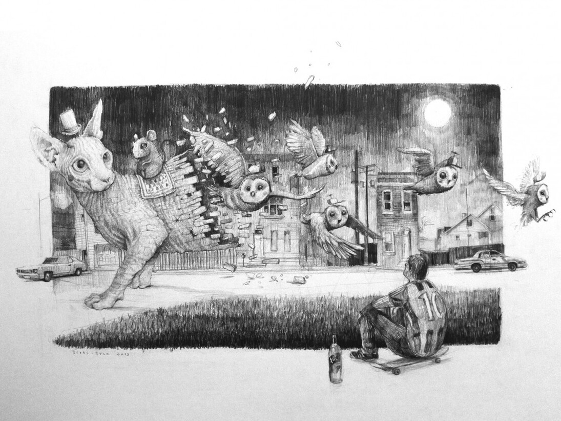 Dulk, Nightmare,

Pencil on paper,
70 X 50 cm, 2015
