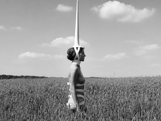 Rebecca Horn, a German artist (1944–2024), created Unicorn, a seminal body-based work in 1970