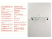 Michael Craig-Martin, An Oak Tree, 1973, Glass, water, shelf and printed text, 5 7/8 x 18 1/8 x 5 1/2 inches  (15 x 46 x 14 cm) © Michael Craig-Martin. Courtesy of the artist and Gagosian Gallery