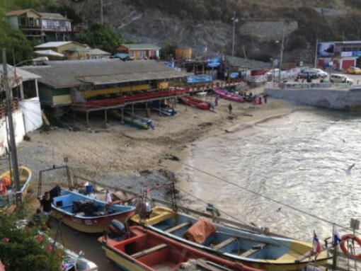 Sólo he encontrado amabilidad, respeto, simpatía. Caleta Quintay, Chile