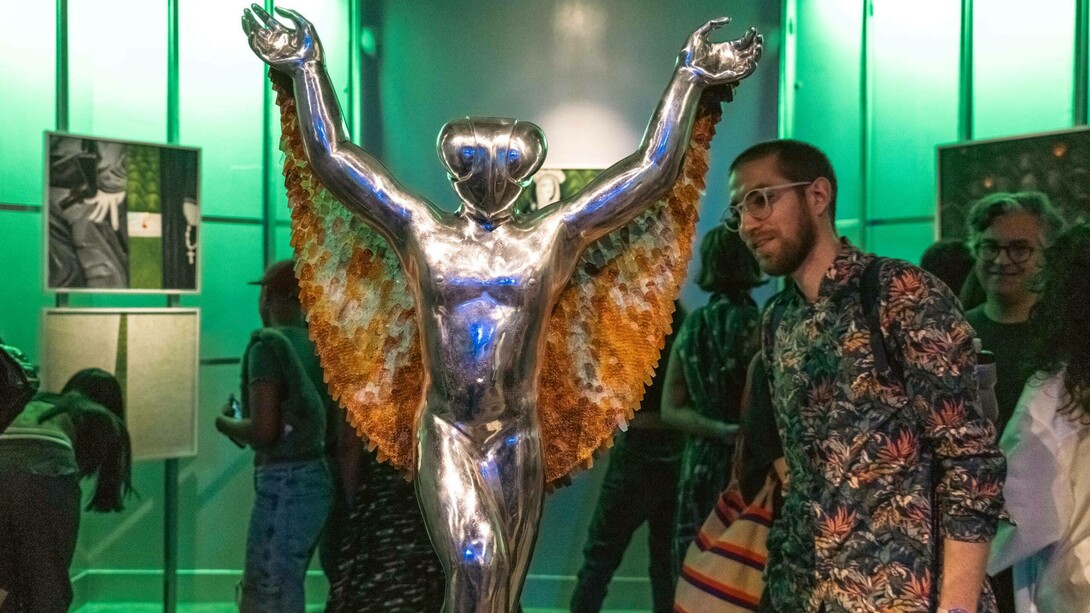 Simulacro de lo imposible, vista de exhibición. Cortesía del Museo de Antioquia