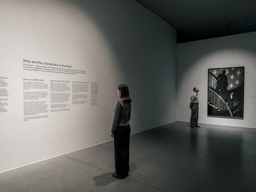 Sir Isaac Julien, Once again … (Statues never die), exhibition view. Courtesy of ARoS