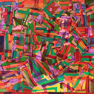 Rick Lowe, Refuge studies 1, 2024. Avec l'aimable autorisation de Gagosian