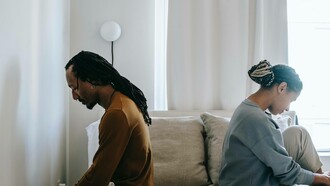 A married couple no longer able to look each other in the eye