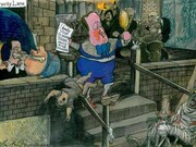 Priority Lane, 2012 © Martin Rowson