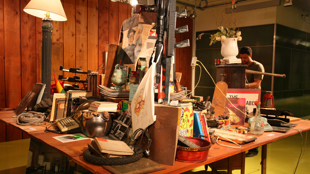 Faheem Majeed, Planting and Maintaining a Perennial Garden, 2012. Hyde Park Art Center. Photo: Tony Smith. Courtesy of the artist