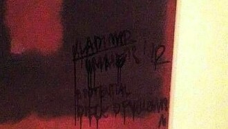Orange, Red, Yellow, di Mark Rothko, dopo lo sfregio