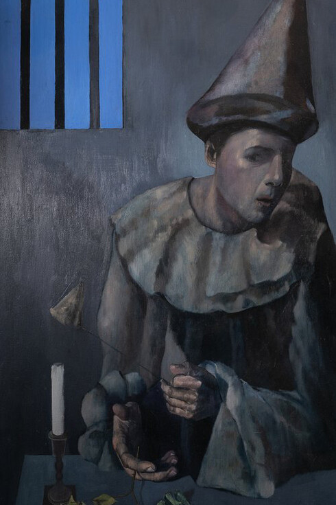 JohnHenry Tecklenburg, Jester (detail). Courtesy of Bowery Gallery