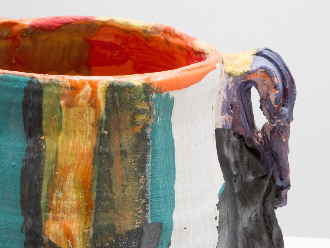 Roger Herman, Untitled Rh 2014, detail, 2014, Glazed Stoneware, H26.6 D17.8 cm / H10.5 D7 in, Unique, Courtesy Carpenters Workshop Gallery
