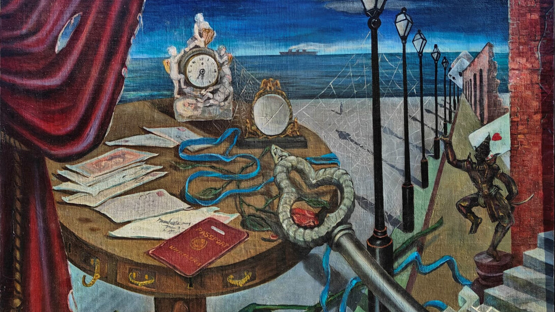 Juanita Guccione, Passport, circa 1949. Courtesy of Lincoln Glenn Gallery