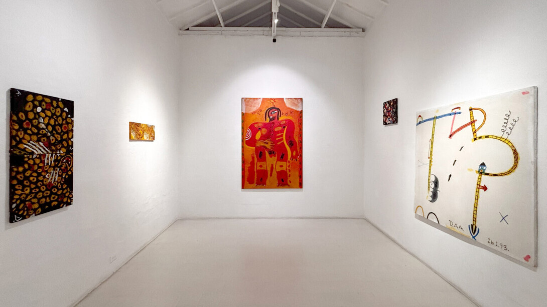 Diego Arango, Júbilo, vista de exhibición. Cortesía de Galería La Balsa