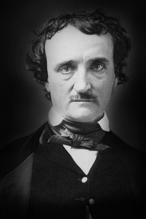Edgar Allan Poe, autor de los relatos y poesías góticas “El tonel del amontillado”, el “Cuervo”, entre otros