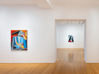 Spencer Sweeney, Paint, exhibition view. Courtesy of Gagosian 