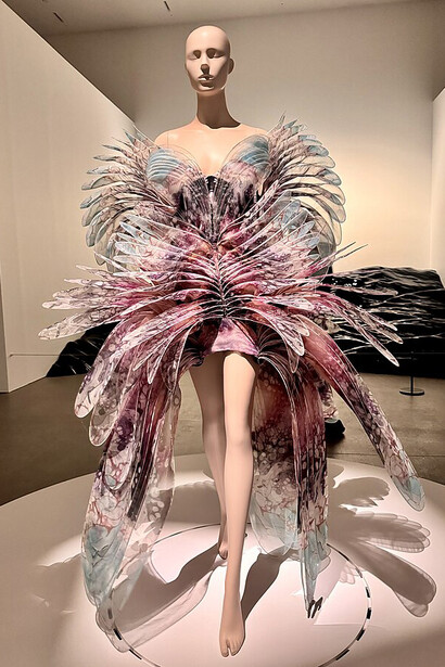 QAGOMA in Brisbane, Australia, unveils "Iris Van Herpen: Sculpting the Senses," a 2024 exhibition highlighting her fusion of fashion, art, and technology