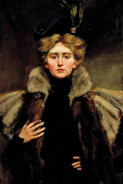 Alice Pike Barney Natalie in Fur Cape (1897)