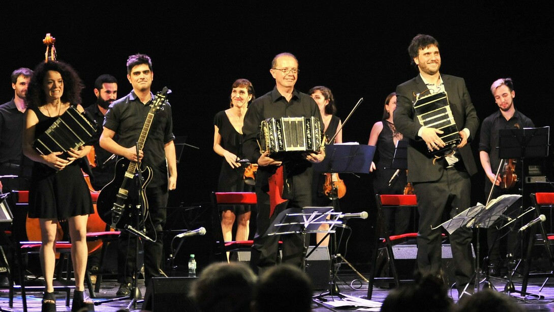 Imagen de una orquesta típica