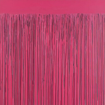 Julie Umerle, Rose, Acrylic on canvas, 60 x 60 in. (150 x 150 cm) Copyright the artist.