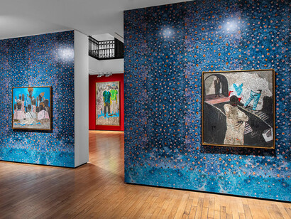 Omar Ba, Kaïdara, exhibition view. Courtesy of Templon 