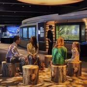La salle d'histoire canadienne, vue d'exposition. Avec l'aimable autorisation du Canadian Museum of Histor