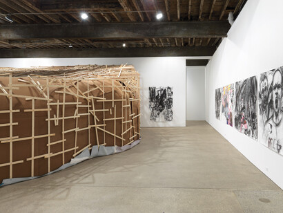 Erik van Lieshout, Installation view, I am in heaven, 2014, Anton Kern Gallery, New York