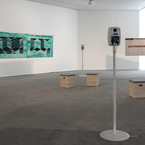 Lubaina Himid and Magda Stawarska, exhibition view. Courtesy of Mudam 