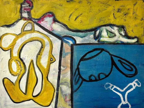 Debra Samdperil, Dividing my time (detail), 2026. Courtesy of Kingston Gallery