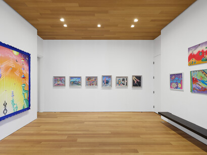 Kenny Scharf, exhibition view. Courtesy of The Brant Foundation 