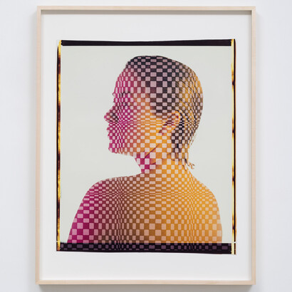 Ellen Carey
Self-Portrait, 1984
unique Polaroid 20 x 24
© Ellen Carey, Courtesy M+B Gallery, Los Angeles