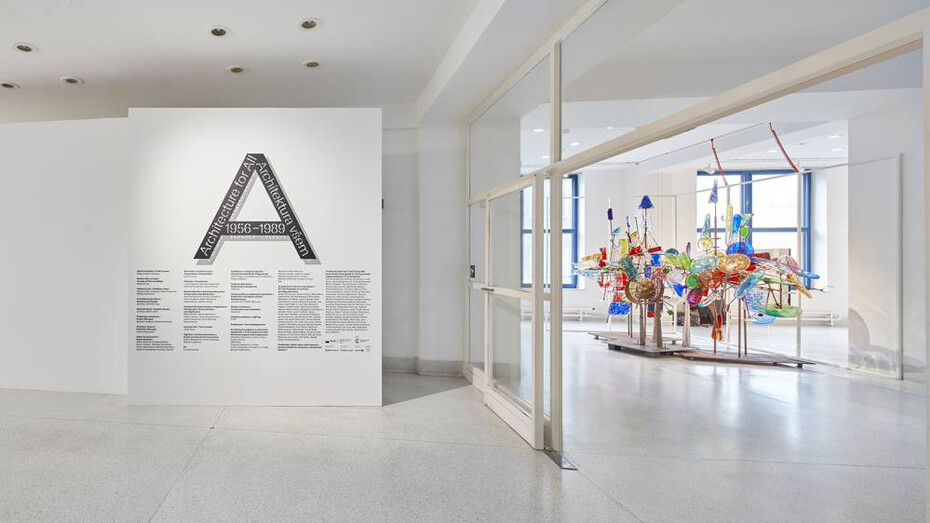 1956–1989. Architecture for all, exhibition view. Courtesy of National Gallery