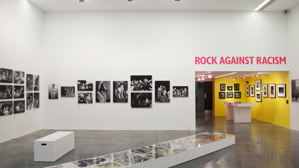 Syd Shelton. Rock Against Racism. Exhibition Installation View, Rivington Place Gallery, 2015
