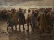 Dorothy Webb Robinson, A Volunteer for the Lifeboat, c.1892, Oil on canvas, 115 x 160 cm, Salford Museum & Art Gallery © Nottingham Castle Museum & Art Gallery | John Hartley, 2015
