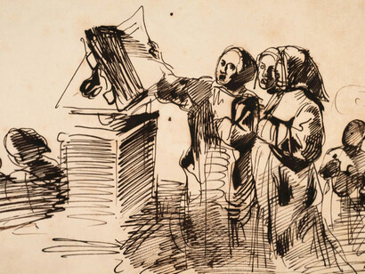 Eugène Delacroix. Courtesy of Jill Newhouse Gallery