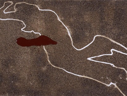 Northern Ireland the 1,500th Victim, Robert Ballagh b.1943, © The Artist, Collection Irish Museum of Modern Art
