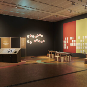 Various artists, Pictures for all senses, exhibition view. Courtesy of Museum Rietberg