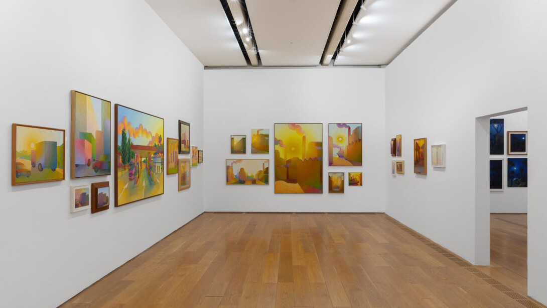 Salvo, Arrivare in tempo [Arriving on time], exhibition view. Courtesy of Pinacoteca Agnelli