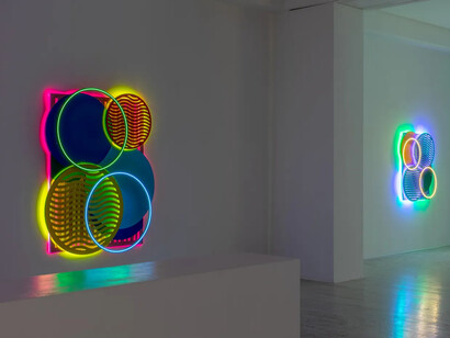 Erik Saglia, Spaced out, vista della mostra. Cortesia di Thomas Brambilla Gallery