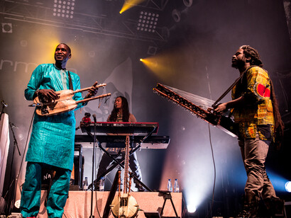 La banda de St Germain sobre el escenario. Foto: © Josep María Palou