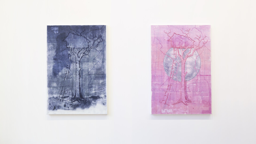 Michael Raedecker. Courtesy of GRIMM