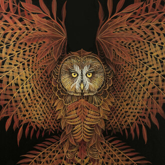 MollyDevlin, Fligth of the fall (detail). Courtesy of Corey Helford Gallery