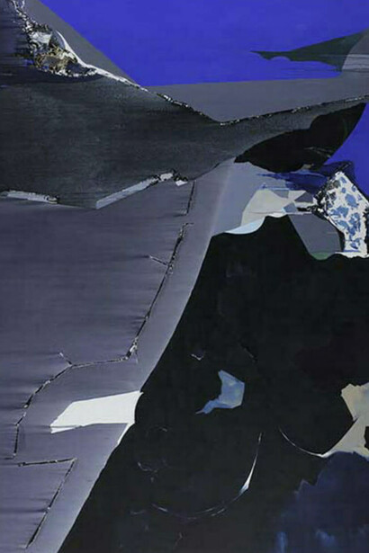 Dorothy Hood, American 1919-2000, Flying in Outer Space, 1974, Oil in Canvas, Purchased with funds provided by The Brown Foundation, Mrs. George Brown and Mr. and Mrs. Meredith Long, 76.172.