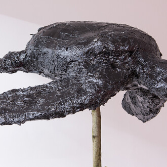 John Russell, Transformational Joy (detail), 2014, wood, metal, mixed media sculpture, dimensions variable, courtesy of the artist and Motinternational London & Brussels