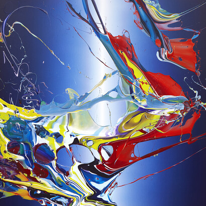 Katrin Fridriks. A Certain Blue Enters Your Soul. Courtesy of JD Malat Gallery