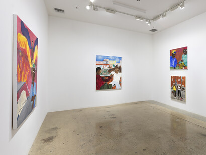 Marcus Leslie Singleton, installation view. Courtesy of Steve Turner