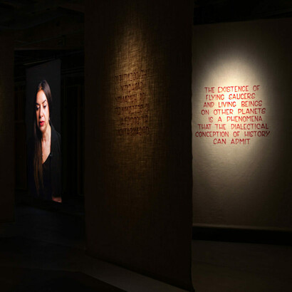 Axel Straschnoy, We believe and accept that these beings exist, exhibition view. Courtesy of EMMA