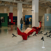 Various artists, Looking away. Women artists in the Zuzāns Collection: 2000–2026, exhibition view. Courtesy of Zuzeum Art Museum  