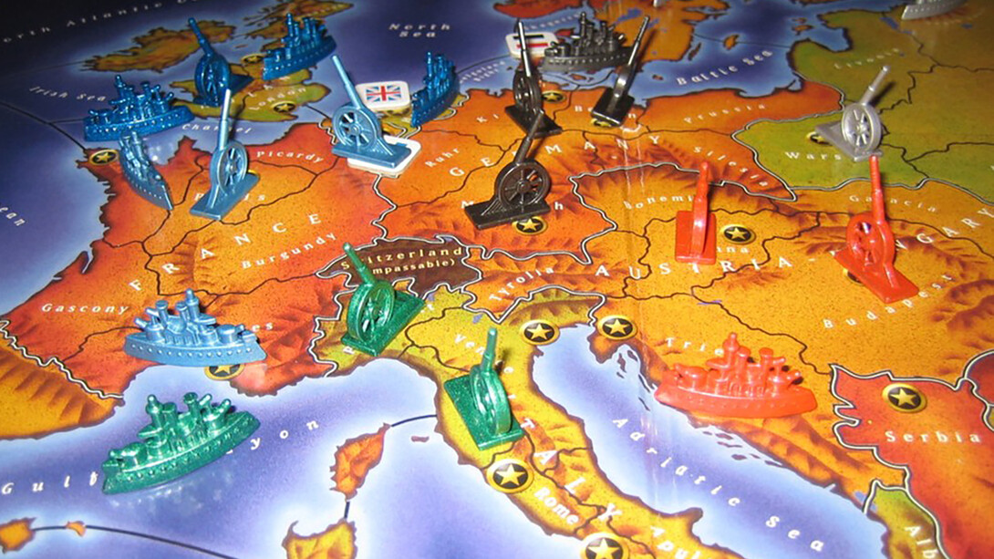 A detailed diplomacy map showing international connections and geopolitical alliances across the globe