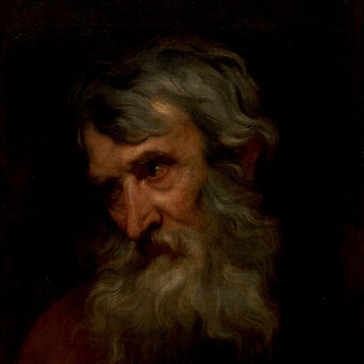 «Cabeza de anciano», Anton van Dyck (1599-1641)