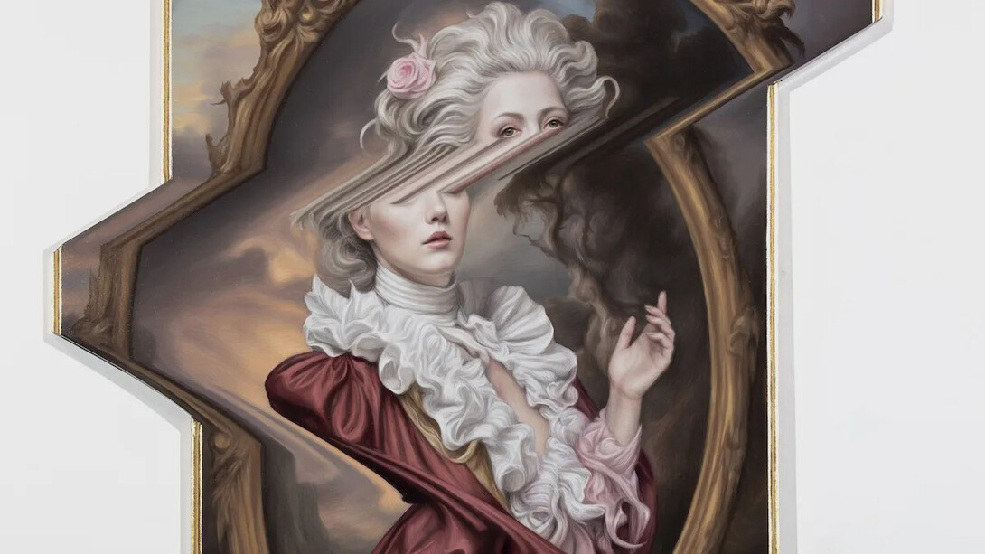 Ben Ashton, Portrait of a lady (detail), 2025. Courtesy of Dorothy Circus Gallery
