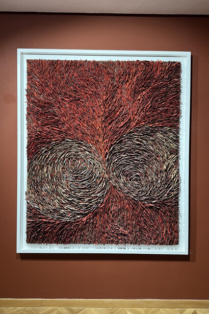 Khadija Jayi, Après le feu (Beyond fire), exhibition view. Courtesy of Comptoir des Mines Galerie